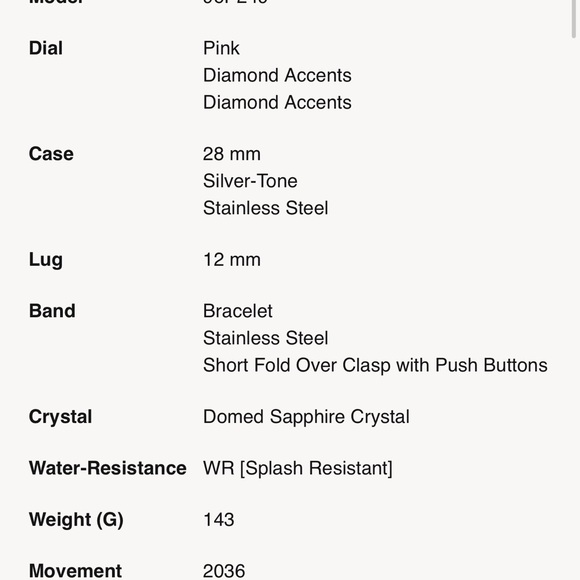 Bulova Women's Watch with Pink Dial and Silver Band - Picture 7 of 8